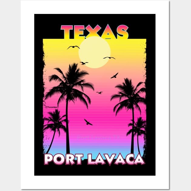 Port Lavaca Texas TX Wall Art by SunsetParadise